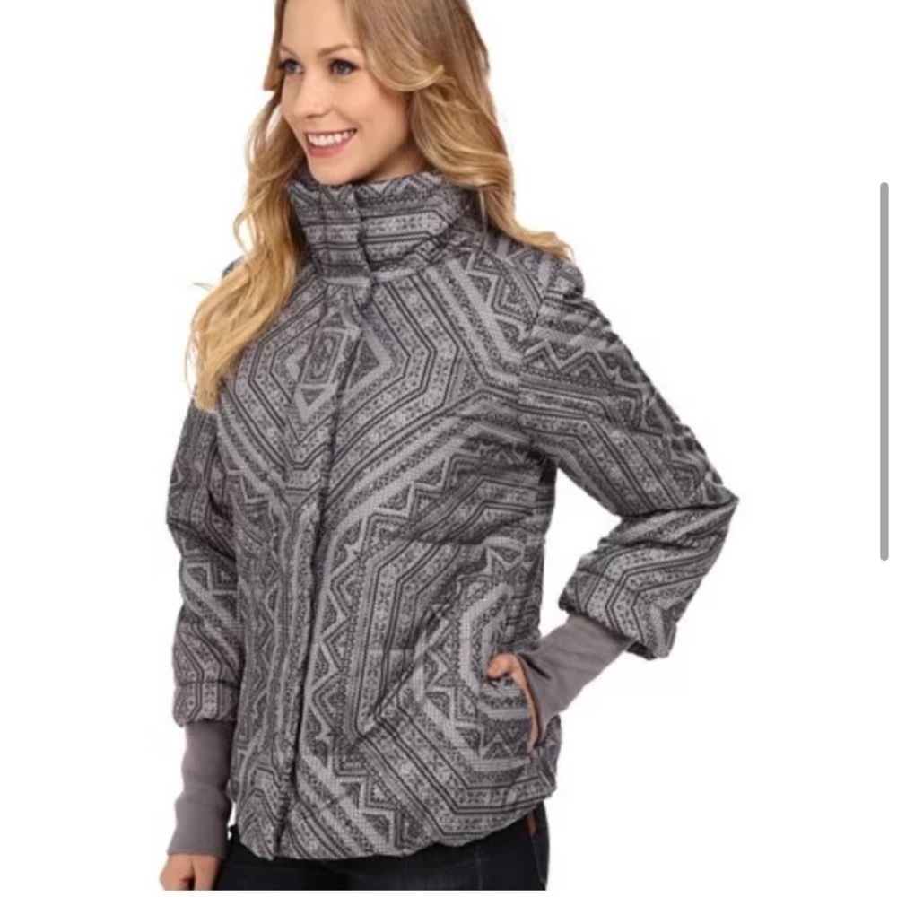 prAna's Women's Lily Puffer Jacket size XS in gray